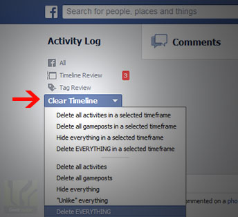 How To Delete All Your Facebook Activity 2